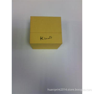 square yellow gift boxes